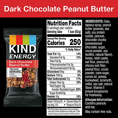 KIND Energy Bars (KND28716)