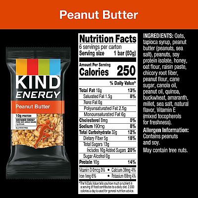 KIND Energy Bars (KND28715)