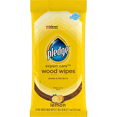Pledge Lemon Enhancing Polish Wipes (SJN336297)