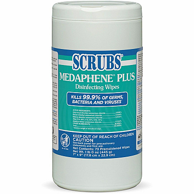 SCRUBS Medaphene Plus Disinfecting Wipes (ITW96365)