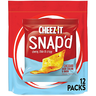 Cheez-It Snap'd Cheddar Sour Cream & Onion Crackers (KEB11951)