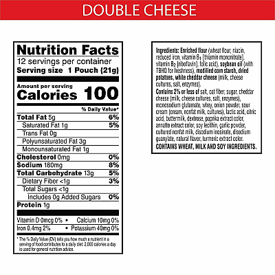Cheez-It Snap'd Double Cheese Crackers (KEB11924)