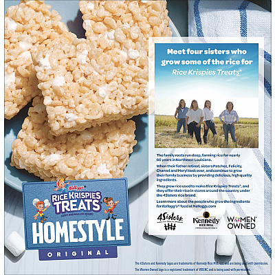 Rice Krispies Homestyle Original Treats (KEB27141)