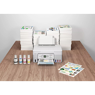 Canon PIXMA G3270 Wireless Inkjet Multifunction Printer - Color - White (CNM5805C022)