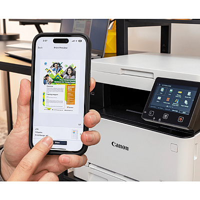 Canon imageCLASS MF653Cdw Wireless Laser Multifunction Printer - Color - White (CNM5158C007)