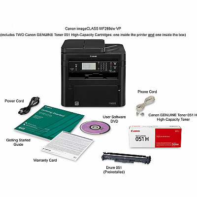 Canon imageCLASS MF269dw VP II Wireless Laser Multifunction Printer - Monochrome - Black (CNM5938C001)