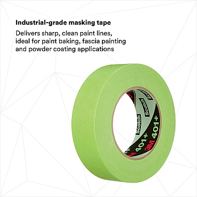 3M 401+ High Performance Green Masking Tape (MMM40124X55)