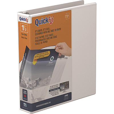 QuickFit D-Ring View Binders (STW870200)