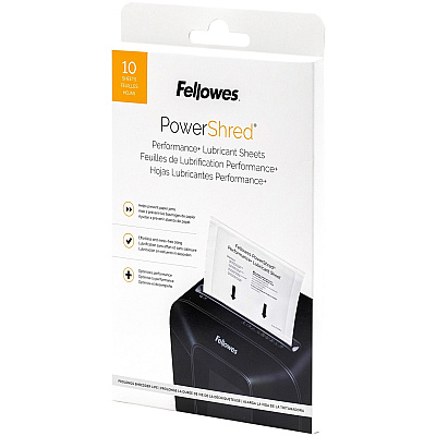 Fellowes Powershred Performance+ Lubricant Sheets (FEL4015501)