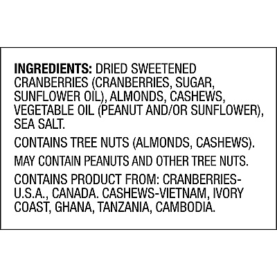 Orchard Valley Harvest Cran Nut Mix (JBSV13446)