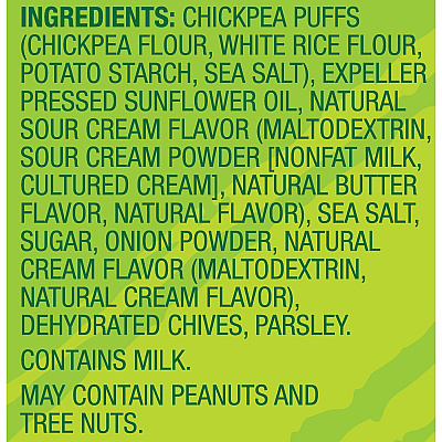 Orchard Valley Harvest Sour Cream and Chive Chickpea Chips (JBSV14027)