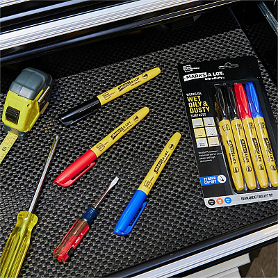 Avery UltraDuty Markers, Bullet Tip, 4 Assorted Markers (AVE29848)