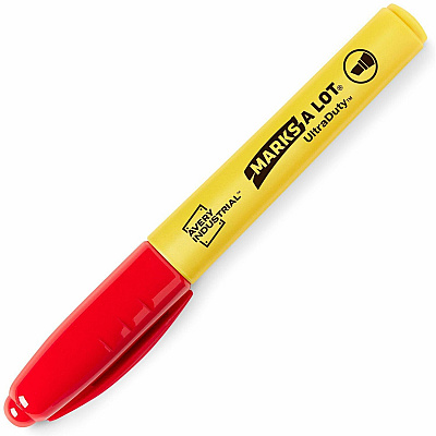 Avery UltraDuty Markers, Chisel Tip, 2 Assorted Markers (AVE29863)