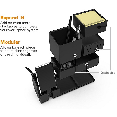 Bostitch Konnect Stackable Desk Organizer (KT2BASEKIT2B)