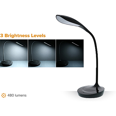 Bostitch Konnect Gooseneck LED Desk Lamp (KTVLED1502B)