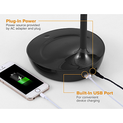 Bostitch Konnect Gooseneck LED Desk Lamp (KTVLED1502B)