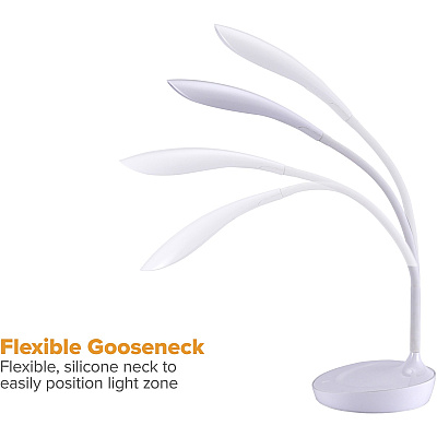 Bostitch Konnect Gooseneck LED Desk Lamp (KTVLED1502W)