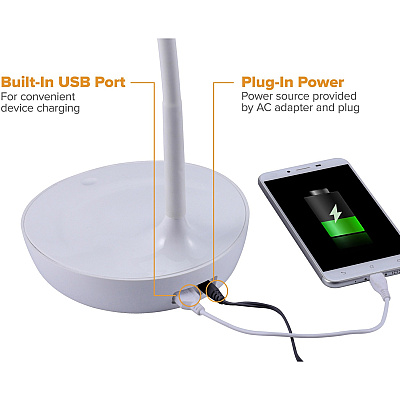 Bostitch Konnect Gooseneck LED Desk Lamp (KTVLED1502W)