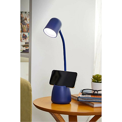 Bostitch Desk Lamp with Storage Cup, Navy (LED2105NVY)