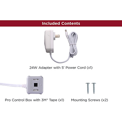 BLACK+DECKER Push Wire Under Cabinet Light Power Kit (LEDUC24WP)
