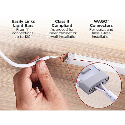 BLACK+DECKER Under Cabinet Lighting Jumper Wire Spool (LEDUC25JUMP)