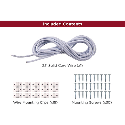 BLACK+DECKER Under Cabinet Lighting Jumper Wire Spool (LEDUC25JUMP)