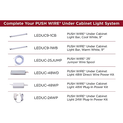 BLACK+DECKER Under Cabinet Lighting Jumper Wire Spool (LEDUC25JUMP)