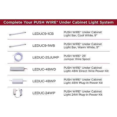 BLACK+DECKER PUSH WIRE UCL Direct Wire Adapter Kit (LEDUC48WD)