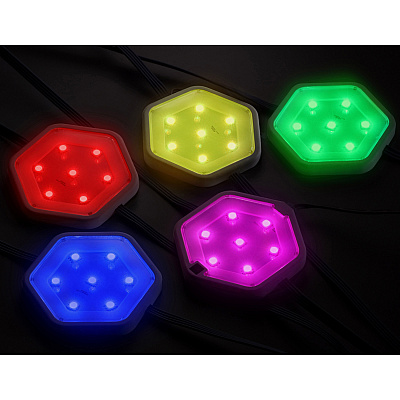 BLACK+DECKER Color-Changing LED Puck Light Kit (LEDUCPUCK5RG)