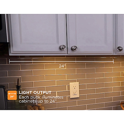 BLACK+DECKER LED Puck Light Kit (LEDUCPUCK5WK)
