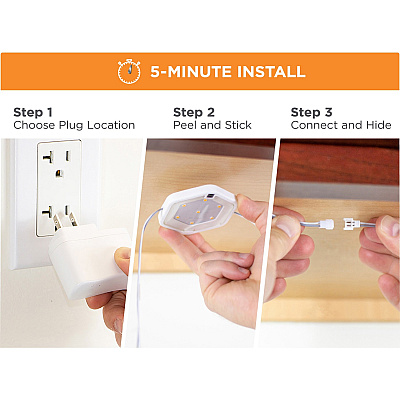 BLACK+DECKER LED Puck Light Kit (LEDUCPUCK5WK)