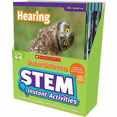Scholastic SuperScience STEM Instant Activities Printed Book (SHS1338099019)
