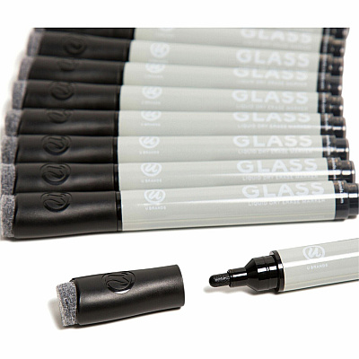 U Brands Glass Liquid Dry Erase Marker (UBR3944U0012)
