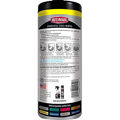 WEIMAN Stainless Steel Wipes (WMN92A)