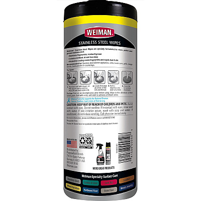 WEIMAN Stainless Steel Wipes (WMN92A)