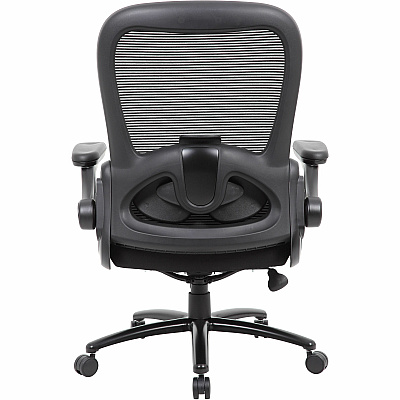 BOSS Heavy Duty Flip Arm Mesh Chair (B601BK)