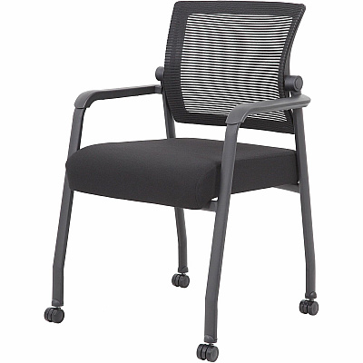 BOSS Mesh 4-Legged Guest Chair (B6889RBK)