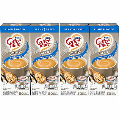 Coffee-mate Coffee-mate Oat Milk Vanilla Liquid Creamer Singles (NES19891CT)