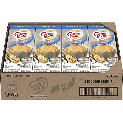 Coffee-mate Coffee-mate Oat Milk Vanilla Liquid Creamer Singles (NES19891CT)