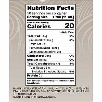 Coffee-mate Coffee-mate Oat Milk Vanilla Liquid Creamer Singles (NES19891CT)