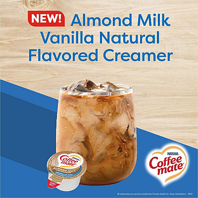 Coffee-mate Coffee-mate Almond Milk Vanilla Liquid Creamer Singles (NES42258CT)