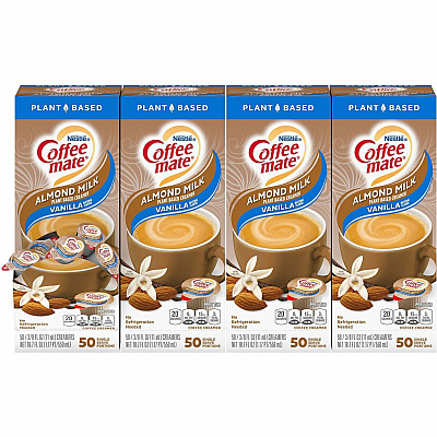 Coffee-mate Coffee-mate Almond Milk Vanilla Liquid Creamer Singles (NES42258CT)