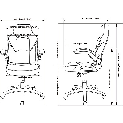 LYS High-back Gaming Chair (LYSCH701PABE)