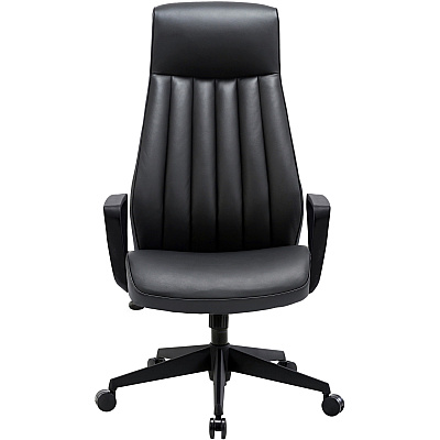 LYS High-Back Bonded Leather Chair (LYSCH100LABK)