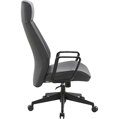 LYS High-Back Bonded Leather Chair (LYSCH100LABK)