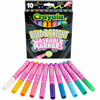 Crayola Bright/Bold Broad Line Markers (CYO587735)