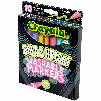 Crayola Bright/Bold Broad Line Markers (CYO587735)
