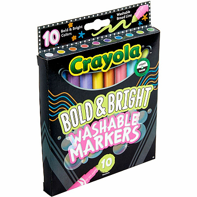 Crayola Bright/Bold Broad Line Markers (CYO587735)