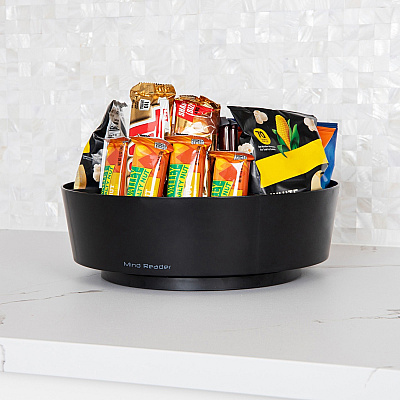 Mind Reader 4-Compartment Snack Carousel Organizer (EMSLAZSNACK)
