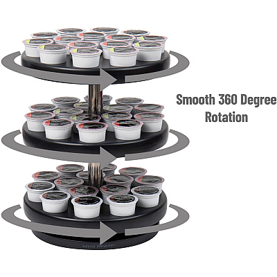 Mind Reader Anchor 3-Tier Single Serve Pod Carousel (EMSPODSUS45)